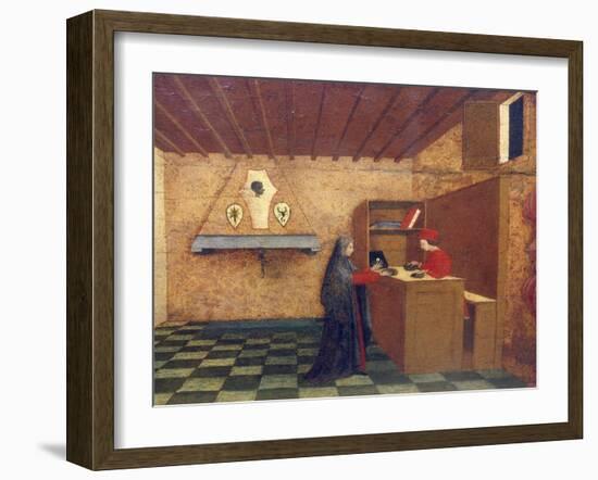 Predella of Miracle of Profaned Host-Paolo Uccello-Framed Giclee Print