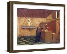 Predella of Miracle of Profaned Host-Paolo Uccello-Framed Giclee Print