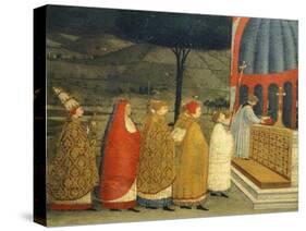 Predella of Miracle of Profaned Host-Paolo Uccello-Stretched Canvas