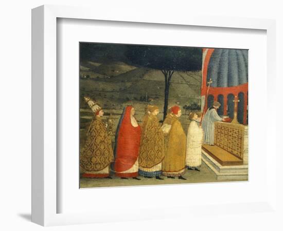 Predella of Miracle of Profaned Host-Paolo Uccello-Framed Giclee Print