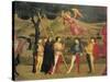 Predella of Miracle of Profaned Host-Paolo Uccello-Stretched Canvas