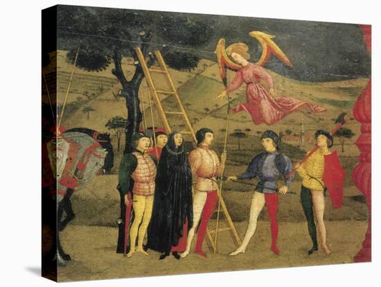 Predella of Miracle of Profaned Host-Paolo Uccello-Stretched Canvas