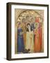 Predella Panel of St. Lucy with Saints, 1350-60-Giovanni Da Milano-Framed Giclee Print