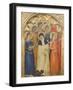 Predella Panel of St. Lucy with Saints, 1350-60-Giovanni Da Milano-Framed Giclee Print