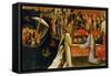Predella Panel Representing Scenes from the Legend of Saint Stephen, 1408-Mariotto di Nardo-Framed Stretched Canvas