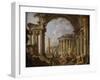 Prédication dans des ruines antiques-Giovanni Paolo Pannini-Framed Giclee Print