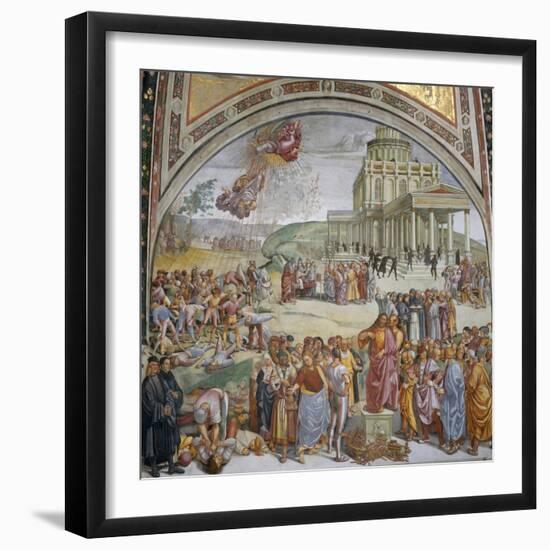 Predicazione e Fatti Dell'Anticristo-Luca Signorelli-Framed Giclee Print