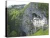 Predjama Castle, Built in Mouth of Cave, Near Postojna, Slovenia, Europe-Waltham Tony-Stretched Canvas