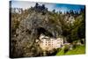 Predjama Castle, Slovenia, Europe-Laura Grier-Stretched Canvas