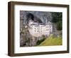 Predjama, Inner Carniola, Slovenia. Predjama Castle, built into the opening of a cave.-null-Framed Photographic Print