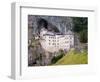 Predjama, Inner Carniola, Slovenia. Predjama Castle, built into the opening of a cave.-null-Framed Photographic Print