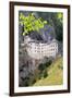 Predjama, Inner Carniola, Slovenia. Predjama Castle, built into the opening of a cave.-null-Framed Premium Photographic Print