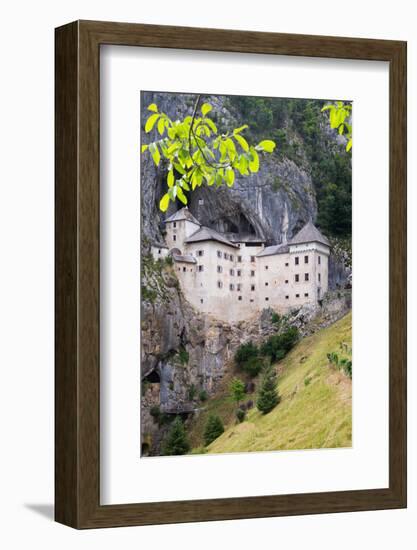 Predjama, Inner Carniola, Slovenia. Predjama Castle, built into the opening of a cave.-null-Framed Photographic Print