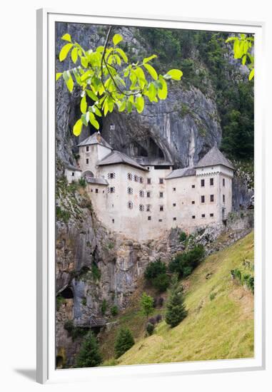 Predjama, Inner Carniola, Slovenia. Predjama Castle, built into the opening of a cave.-null-Framed Premium Photographic Print