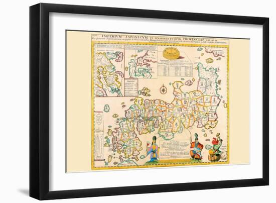 Prefectures & the Peoples of Japan-Engelbert Kaempfer-Framed Art Print