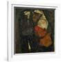 Pregnant Woman and Death-Egon Schiele-Framed Giclee Print