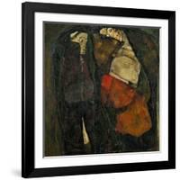 Pregnant Woman and Death-Egon Schiele-Framed Giclee Print