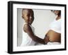 Pregnant Woman And Son-Ian Boddy-Framed Photographic Print