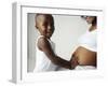 Pregnant Woman And Son-Ian Boddy-Framed Photographic Print