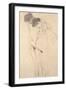 Pregnant Woman with Man: Study for Hoffnung I, C.1903-4-Gustav Klimt-Framed Giclee Print