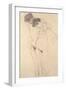 Pregnant Woman with Man: Study for Hoffnung I, C.1903-4-Gustav Klimt-Framed Giclee Print