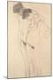 Pregnant Woman with Man: Study for Hoffnung I, C.1903-4-Gustav Klimt-Mounted Giclee Print