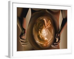 Pregnant Woman-null-Framed Photographic Print