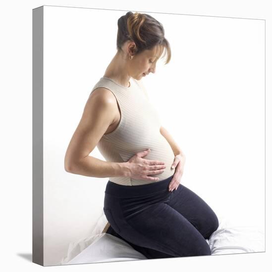 Pregnant Woman-Tony McConnell-Stretched Canvas