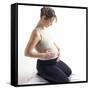 Pregnant Woman-Tony McConnell-Framed Stretched Canvas