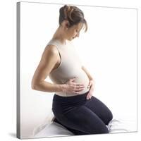 Pregnant Woman-Tony McConnell-Stretched Canvas