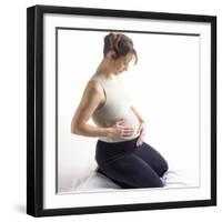 Pregnant Woman-Tony McConnell-Framed Premium Photographic Print