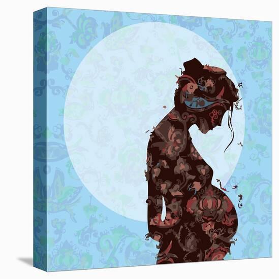 Pregnant-Teofilo Olivieri-Stretched Canvas