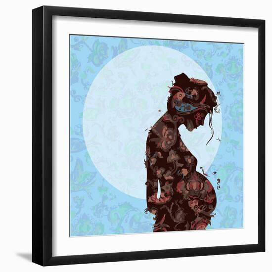 Pregnant-Teofilo Olivieri-Framed Giclee Print