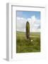 Prehistoric Anicent Stone in Landscape against Blue Sky-Veneratio-Framed Photographic Print