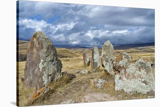 Prehistoric archaeological Karer site of Zorats, Sisian, Syunik Province, Armenia, Caucasus, Asia-G&M Therin-Weise-Stretched Canvas