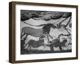 Prehistoric Cave Painting of Animals-Ralph Morse-Framed Photographic Print