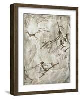 Prehistoric Cave Painting-Kennis and Kennis-Framed Photographic Print