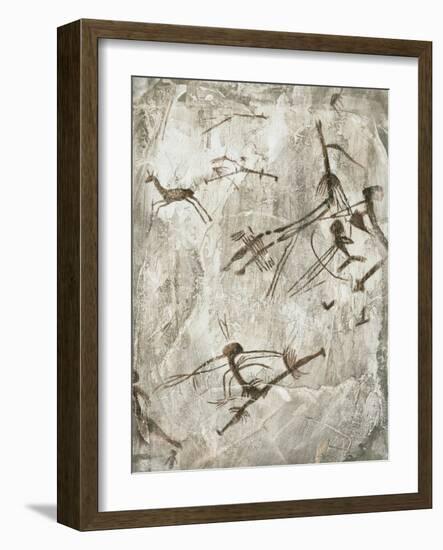 Prehistoric Cave Painting-Kennis and Kennis-Framed Photographic Print