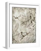 Prehistoric Cave Painting-Kennis and Kennis-Framed Photographic Print