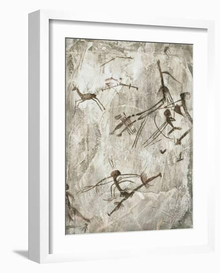 Prehistoric Cave Painting-Kennis and Kennis-Framed Photographic Print