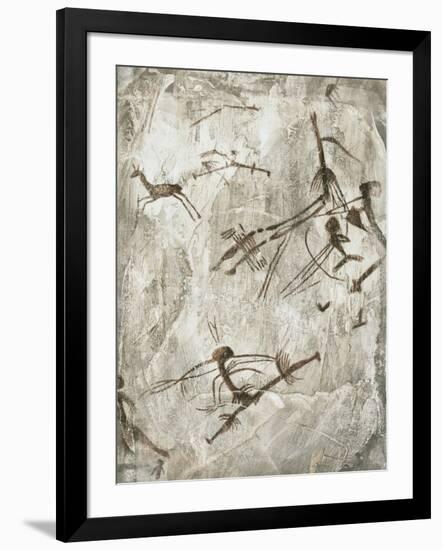 Prehistoric Cave Painting-Kennis and Kennis-Framed Photographic Print