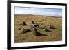 Prehistoric Ceremonial Lines of Stones-David-Framed Photographic Print