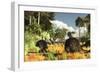 Prehistoric Glyptodonts Graze on Grassy Plains-null-Framed Photographic Print