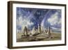 Prehistoric Landmark of Stonehenge - by John Constable-null-Framed Photographic Print