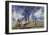 Prehistoric Landmark of Stonehenge - by John Constable-null-Framed Photographic Print