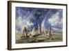 Prehistoric Landmark of Stonehenge - by John Constable-null-Framed Photographic Print