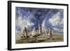 Prehistoric Landmark of Stonehenge - by John Constable-null-Framed Photographic Print