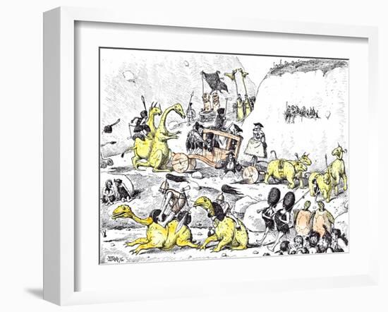 Prehistoric Lord Mayor's Show-Edward Tennyson Reed-Framed Giclee Print