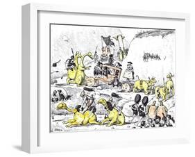 Prehistoric Lord Mayor's Show-Edward Tennyson Reed-Framed Giclee Print