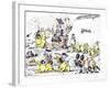 Prehistoric Lord Mayor's Show-Edward Tennyson Reed-Framed Giclee Print